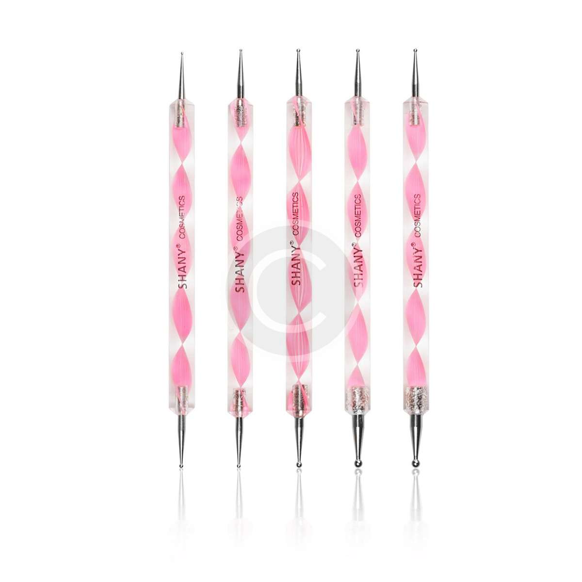 Dotting 5 X 2 Way Marbleizing Dotting Pen Set for Nail Art Manicure Pedicure